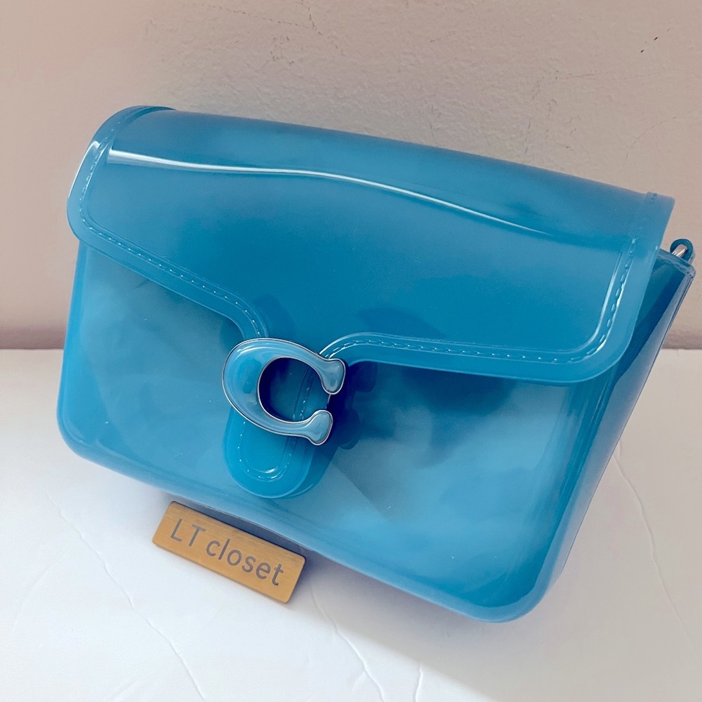 Last one! New Coach Jelly Tabby Clear Shoulder Bag Womens  Crossbody - Picture 3 of 6
